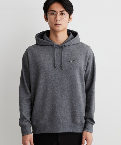 THE SHOP TK （ザ ショップ ティーケー ）の「【洗濯機OK／ユニセックス】ダンボール ロゴパーカ（パーカー・メンズ・ダークブラウン/グレー/オフホワイト・02/03/04）」の16枚目の写真