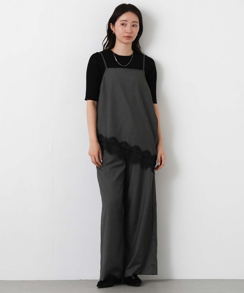 Gready Brilliant(グレディブリリアン)の「サキソニーワイドパンツ(その他パンツ・レディース・グレー・38)」の16枚目の写真