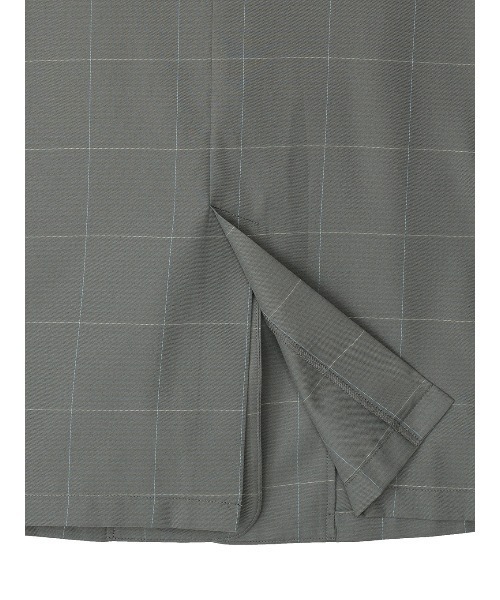 Ameri(アメリ)の「YARN DYED CHECK LAYERED VEST SHIRT(シャツ/ブラウス・レディース・グレー/ライトグリーン/ブラウン・FREE)」の12枚目の写真