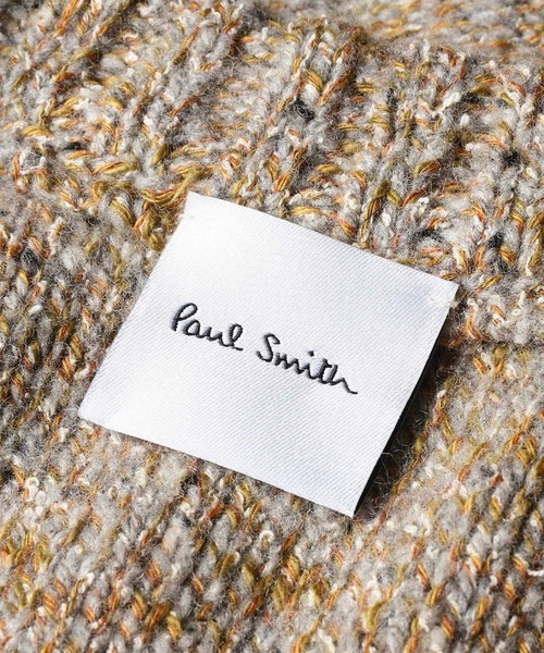 Paul Smith（ポールスミス）の「ウィメンズ ボーダー ロングニットベスト / 265252 KN195（ニット/セーター・レディース・ターコイズブルー/イエローゴールド・MEDIUM）」の11枚目の写真