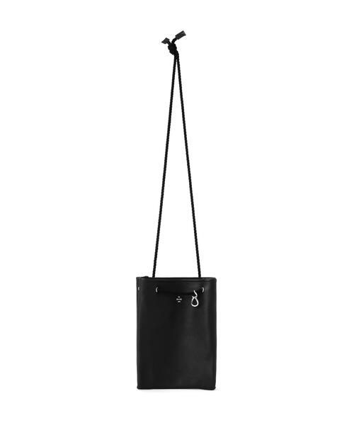 20/80(テゥエンティーエイティー)の「【20/80】トゥエンティーエイティー/SHRINK LEATHER JINKICHI BUKURO(ショルダーバッグ・メンズ・ブラック・F)」の1枚目の写真