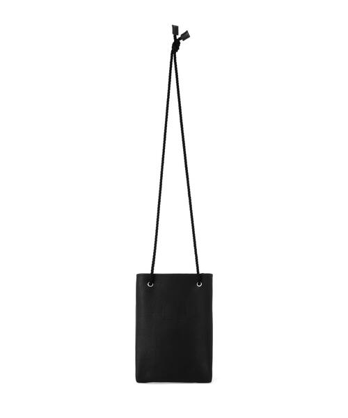 20/80(テゥエンティーエイティー)の「【20/80】トゥエンティーエイティー/SHRINK LEATHER JINKICHI BUKURO(ショルダーバッグ・メンズ・ブラック・F)」の3枚目の写真