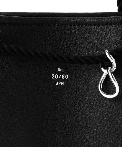 20/80(テゥエンティーエイティー)の「【20/80】トゥエンティーエイティー/SHRINK LEATHER JINKICHI BUKURO(ショルダーバッグ・メンズ・ブラック・F)」の6枚目の写真