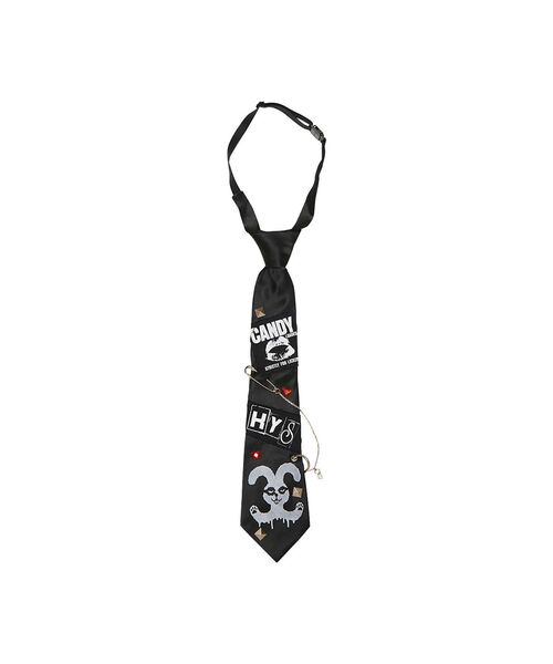 HYSTERIC GLAMOUR(ヒステリックグラマー)の「RABBIT GHOST ネクタイ(ネクタイ・レディース・ブラック・FREE)」の1枚目の写真