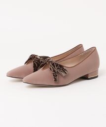 JILL STUART | リボンモチーフVカットパンプス(パンプス)