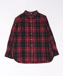 【C-FORT POINT/フォートポイント】【綿100% 柔らかくて肌触りの良いコットン素材を贅沢に使用】チェックネルシャツ 秋カラー ナチュラル カジュアル レイヤード 羽織り