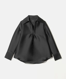M.Fil（エムフィル）の「＜M・fil＞ダブルクロス スキッパー ブラウス（シャツ/ブラウス）」
