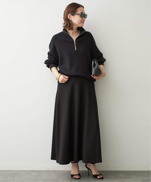 Deuxieme Classe(ドゥーズィエムクラス)の「Modern Jersey フレアスカート(スカート・レディース・ブラック/ブラウン・38/36)」の8枚目の写真