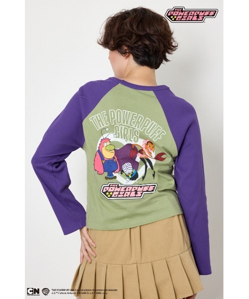 RODEO CROWNS WIDE BOWL(ロデオクラウンズワイドボウル)の「(PPG)ラグランロングスリーブTシャツ(Tシャツ/カットソー・レディース・ホワイト系その他/グリーン系その他2/ブルー系その他・SMALL/MEDIUM)」の3枚目の写真