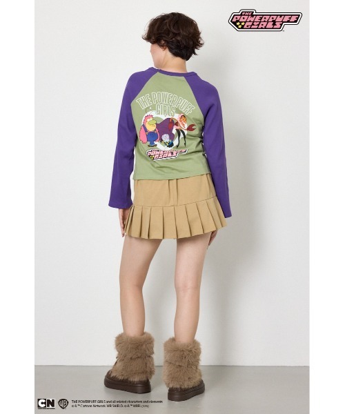 RODEO CROWNS WIDE BOWL(ロデオクラウンズワイドボウル)の「(PPG)ラグランロングスリーブTシャツ(Tシャツ/カットソー・レディース・ホワイト系その他/グリーン系その他2/ブルー系その他・SMALL/MEDIUM)」の8枚目の写真