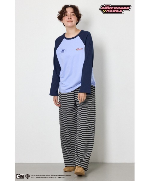 RODEO CROWNS WIDE BOWL(ロデオクラウンズワイドボウル)の「(PPG)ラグランロングスリーブTシャツ(Tシャツ/カットソー・レディース・ホワイト系その他/グリーン系その他2/ブルー系その他・SMALL/MEDIUM)」の11枚目の写真