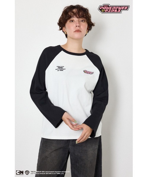 RODEO CROWNS WIDE BOWL(ロデオクラウンズワイドボウル)の「(PPG)ラグランロングスリーブTシャツ(Tシャツ/カットソー・レディース・ホワイト系その他/グリーン系その他2/ブルー系その他・SMALL/MEDIUM)」の13枚目の写真
