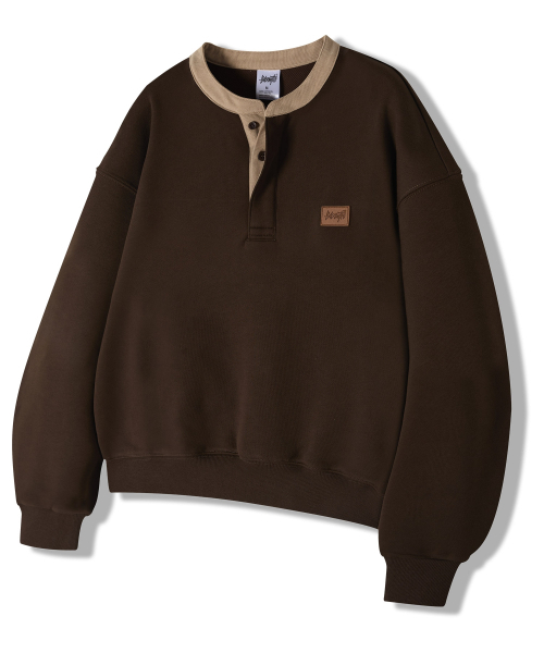 YOSEMITE(ヨセミティ)の「コーデュロイ ヘンリーネック セミクロップ スウェット 2Color YMT-1Y08(スウェット・レディース・ブラック/ブラウン・MEDIUM/LARGE/X-LARGE)」の5枚目の写真