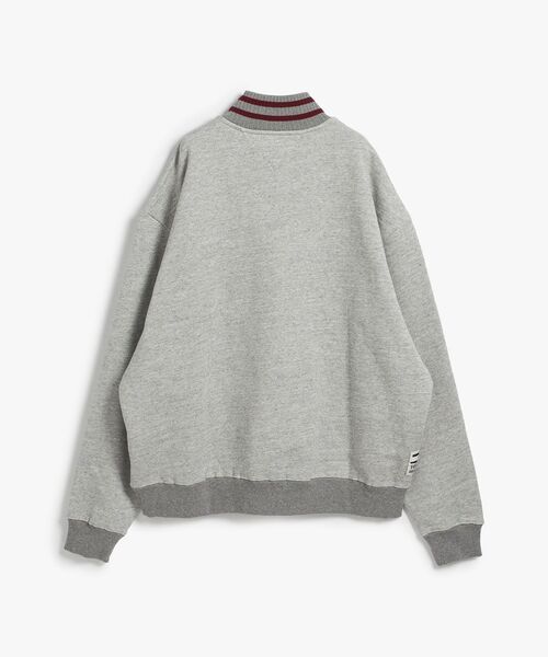 TOMMY HILFIGER(トミーヒルフィガー)の「バーシティリラックスハーフジップスウェット(スウェット・メンズ・グレー/ピンク/ネイビー・MEDIUM/LARGE/X-LARGE/SMALL)」の6枚目の写真