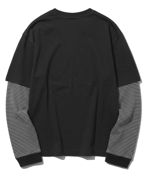 F.ILLUMINATE(フィルミネイト)の「トリプルアスター レイヤード ロングスリーブ-3カラー(Tシャツ/カットソー・メンズ・ダークグレー/ワイン/ブラック・SMALL/MEDIUM/LARGE)」の9枚目の写真