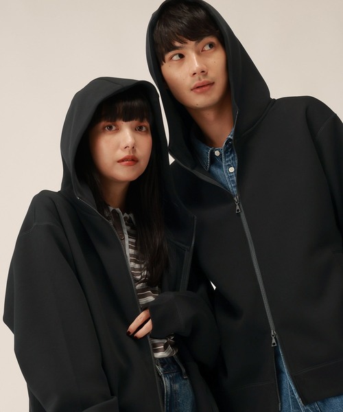 GLOBAL WORK(グローバルワーク)の「ダンボールZIPパーカー/1063337(パーカー・メンズ・ブラック/グレー・SMALL/MEDIUM/X-LARGE/LARGE)」の17枚目の写真