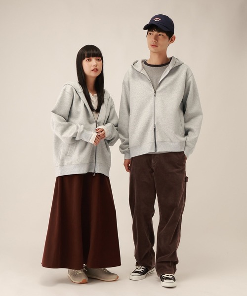 GLOBAL WORK(グローバルワーク)の「ダンボールZIPパーカー/1063337(パーカー・メンズ・ブラック/グレー・SMALL/MEDIUM/X-LARGE/LARGE)」の18枚目の写真