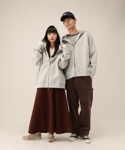 GLOBAL WORK(グローバルワーク)の「ダンボールZIPパーカー/1063337(パーカー・メンズ・ブラック/グレー・SMALL/MEDIUM/X-LARGE/LARGE)」の20枚目の写真