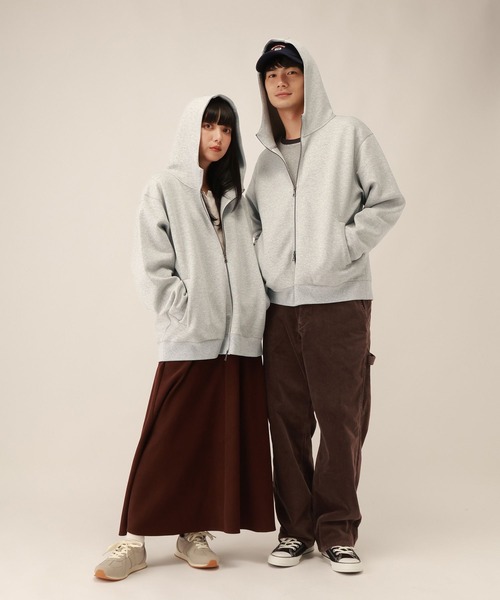 GLOBAL WORK(グローバルワーク)の「ダンボールZIPパーカー/1063337(パーカー・メンズ・ブラック/グレー・SMALL/MEDIUM/X-LARGE/LARGE)」の21枚目の写真