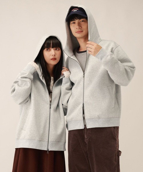 GLOBAL WORK(グローバルワーク)の「ダンボールZIPパーカー/1063337(パーカー・メンズ・ブラック/グレー・SMALL/MEDIUM/X-LARGE/LARGE)」の22枚目の写真