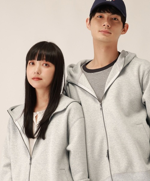 GLOBAL WORK(グローバルワーク)の「ダンボールZIPパーカー/1063337(パーカー・メンズ・ブラック/グレー・SMALL/MEDIUM/X-LARGE/LARGE)」の13枚目の写真