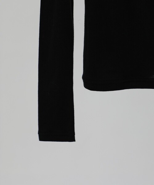 FUJI(フジ)の「[FUJI/フジ」別注BOAT NECK L/S T SHIRTS/ボートネック長袖Tシャツ/カットソー(Tシャツ/カットソー・レディース・ブラック/アイボリー・2)」の5枚目の写真