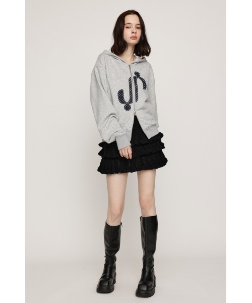 SLY(スライ)の「BOUCLE FRILLED S/SK ブークレーフリルショートスカート 秋服 冬服(スカート・レディース・アイボリー/ベージュ/ブラック・FREE)」の13枚目の写真