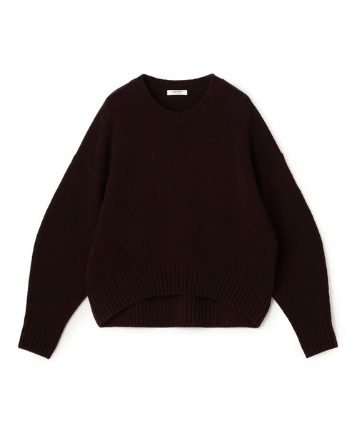 MACPHEE(マカフィー)の「【WEB先行予約】ラムカシミヤ クルーネックプルオーバー(ニット/セーター・レディース・チャコールグレー/ダークブラウン/ライトパープル/ライトベージュ・S)」の3枚目の写真