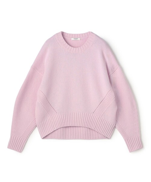MACPHEE(マカフィー)の「【WEB先行予約】ラムカシミヤ クルーネックプルオーバー(ニット/セーター・レディース・チャコールグレー/ダークブラウン/ライトパープル/ライトベージュ・S)」の1枚目の写真