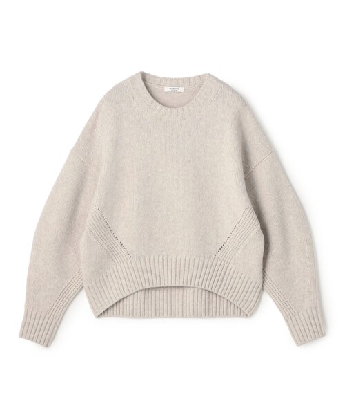 MACPHEE(マカフィー)の「【WEB先行予約】ラムカシミヤ クルーネックプルオーバー(ニット/セーター・レディース・チャコールグレー/ダークブラウン/ライトパープル/ライトベージュ・S)」の4枚目の写真