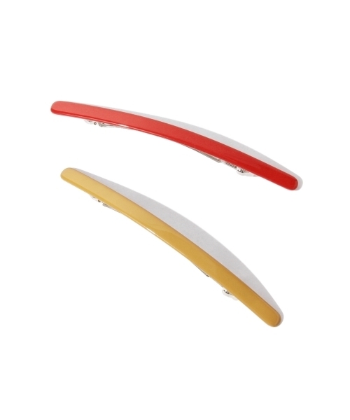 BEAMS BOY（ビームスボーイ）の「BEAMS BOY / 細ロング SET バレッタ（バレッタ/ヘアクリップ・レディース・レッド/ミント/その他1・ONE SIZE）」の4枚目の写真