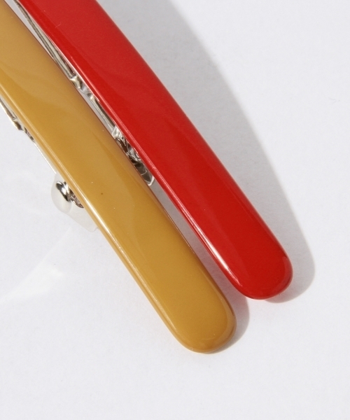 BEAMS BOY（ビームスボーイ）の「BEAMS BOY / 細ロング SET バレッタ（バレッタ/ヘアクリップ・レディース・レッド/ミント/その他1・ONE SIZE）」の10枚目の写真