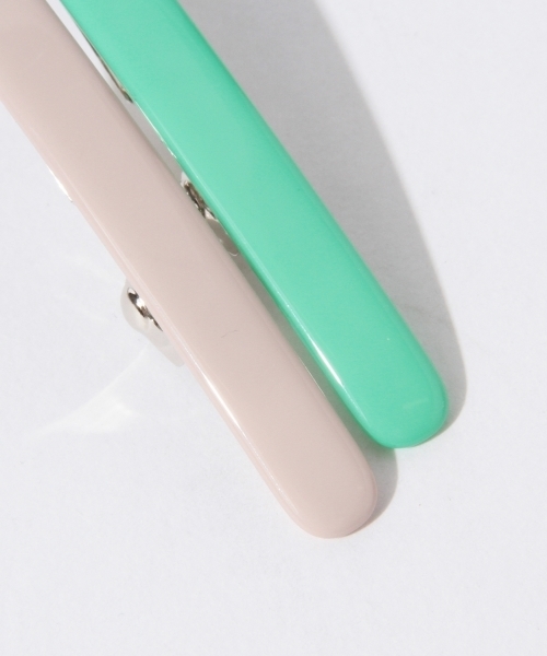 BEAMS BOY（ビームスボーイ）の「BEAMS BOY / 細ロング SET バレッタ（バレッタ/ヘアクリップ・レディース・レッド/ミント/その他1・ONE SIZE）」の13枚目の写真