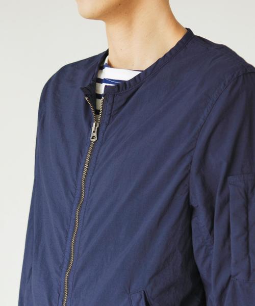 green label relaxing(グリーンレーベルリラクシング)の「SC G/D NY/TAF NO/C MA-1 ブルゾン◆(MA-1・メンズ・オリーブ/ネイビー・MEDIUM/LARGE/SMALL)」の6枚目の写真