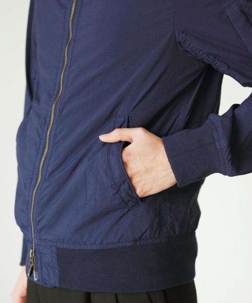 green label relaxing(グリーンレーベルリラクシング)の「SC G/D NY/TAF NO/C MA-1 ブルゾン◆(MA-1・メンズ・オリーブ/ネイビー・MEDIUM/LARGE/SMALL)」の7枚目の写真