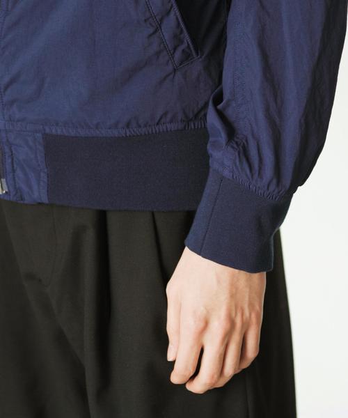 green label relaxing(グリーンレーベルリラクシング)の「SC G/D NY/TAF NO/C MA-1 ブルゾン◆(MA-1・メンズ・オリーブ/ネイビー・MEDIUM/LARGE/SMALL)」の9枚目の写真