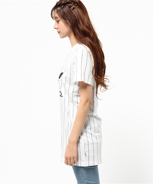 adidas（アディダス）の「【adicolor】 Tシャツ ワンピース [TREFOIL TEE DRESS]（Tシャツ/カットソー・レディース・ホワイト・SMALL/LARGE/MEDIUM/X-SMALL/X-LARGE）」の7枚目の写真