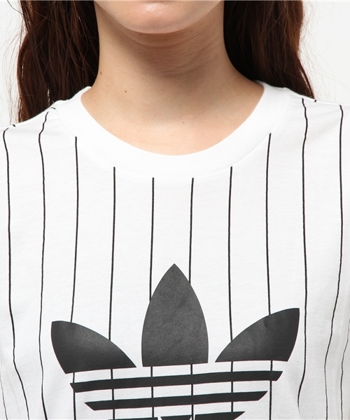 adidas（アディダス）の「【adicolor】 Tシャツ ワンピース [TREFOIL TEE DRESS]（Tシャツ/カットソー・レディース・ホワイト・SMALL/LARGE/MEDIUM/X-SMALL/X-LARGE）」の9枚目の写真