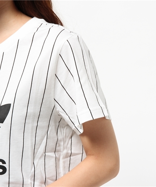 adidas（アディダス）の「【adicolor】 Tシャツ ワンピース [TREFOIL TEE DRESS]（Tシャツ/カットソー・レディース・ホワイト・SMALL/LARGE/MEDIUM/X-SMALL/X-LARGE）」の10枚目の写真