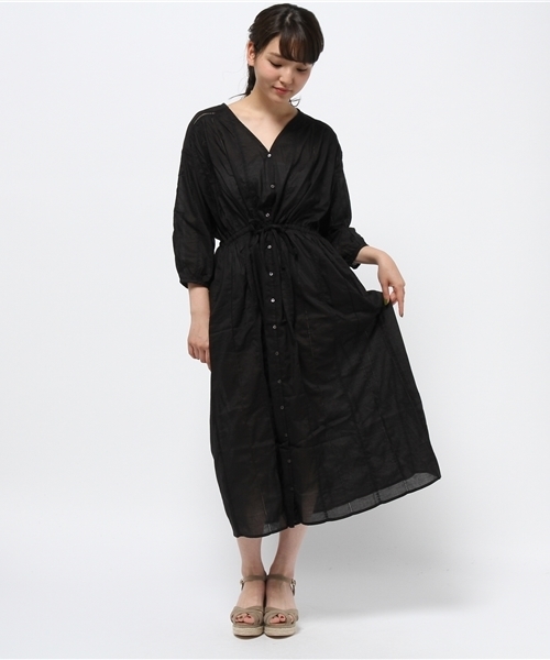 MOUSSY（マウジー）の「EMBROIDERY DRESS F（シャツ/ブラウス・レディース・ホワイト/ブラック・FREE）」の7枚目の写真