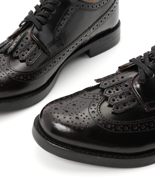 RATTLE TRAP（ラトルトラップ）の「ウイングチップフリンジ付きレザー