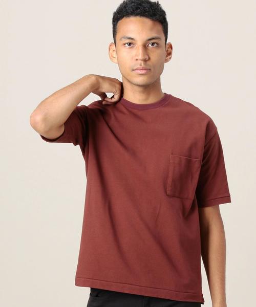 BEAUTY&YOUTH UNITED ARROWS（ビューティーアンドユースユナイテッドアローズ）の「BY カノコ フォルム クルーネック カットソー◆（Tシャツ/カットソー・メンズ・オフホワイト/ベージュ/ダークブラウン/ネイビー・SMALL/MEDIUM/LARGE/X-LARGE）」の2枚目の写真