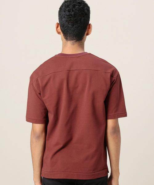 BEAUTY&YOUTH UNITED ARROWS（ビューティーアンドユースユナイテッドアローズ）の「BY カノコ フォルム クルーネック カットソー◆（Tシャツ/カットソー・メンズ・オフホワイト/ベージュ/ダークブラウン/ネイビー・SMALL/MEDIUM/LARGE/X-LARGE）」の5枚目の写真