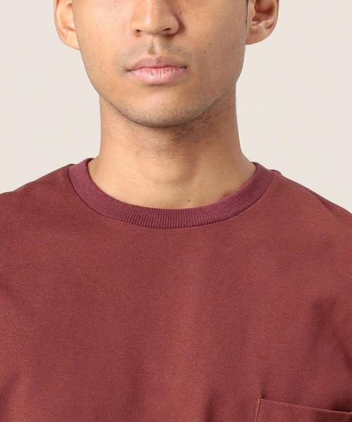 BEAUTY&YOUTH UNITED ARROWS（ビューティーアンドユースユナイテッドアローズ）の「BY カノコ フォルム クルーネック カットソー◆（Tシャツ/カットソー・メンズ・オフホワイト/ベージュ/ダークブラウン/ネイビー・SMALL/MEDIUM/LARGE/X-LARGE）」の9枚目の写真