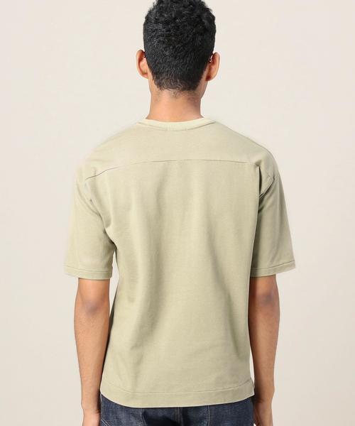 BEAUTY&YOUTH UNITED ARROWS（ビューティーアンドユースユナイテッドアローズ）の「BY カノコ フォルム クルーネック カットソー◆（Tシャツ/カットソー・メンズ・オフホワイト/ベージュ/ダークブラウン/ネイビー・SMALL/MEDIUM/LARGE/X-LARGE）」の18枚目の写真