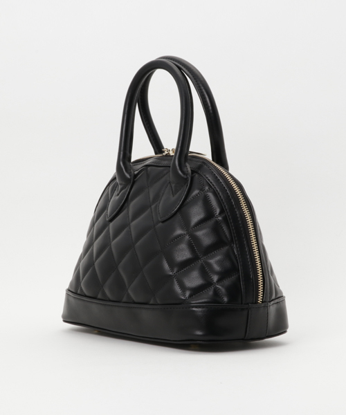 PLAIN CLOTHING（プレーンクロージング）の「ダイヤ柄ステッチハンドバッグ【PLAIN CLOTHING】（ショルダーバッグ・レディース・ボルドー/ブラック/ベージュ/ネイビー/ダークグレー・FREE）」の6枚目の写真