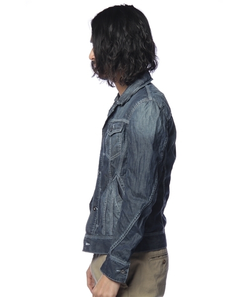 当時物 MEN'S BIGI デニムジャケットGジャン M メンズビギ ブルゾン メンズビギ MEN'S BIGI Gジャン デニムジャケット サイズ03