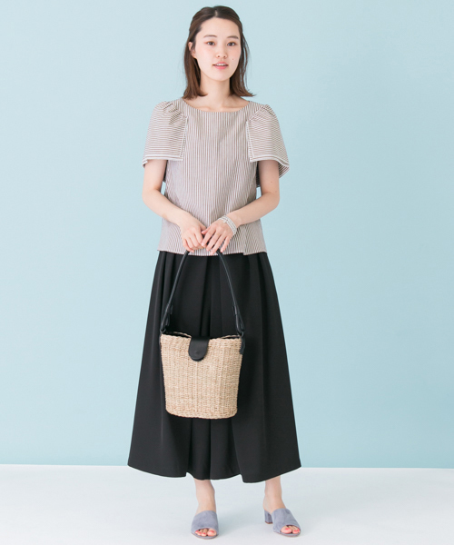 URBAN RESEARCH（アーバンリサーチ）の「ダブル袖ギャザーブラウス（シャツ/ブラウス・レディース・サックスブルー/ホワイト/ブラウン・FREE）」の11枚目の写真