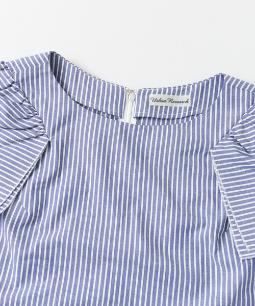 URBAN RESEARCH（アーバンリサーチ）の「ダブル袖ギャザーブラウス（シャツ/ブラウス・レディース・サックスブルー/ホワイト/ブラウン・FREE）」の15枚目の写真