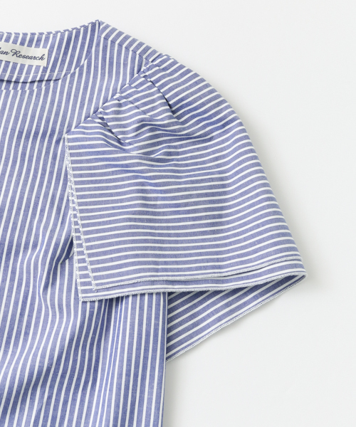 URBAN RESEARCH（アーバンリサーチ）の「ダブル袖ギャザーブラウス（シャツ/ブラウス・レディース・サックスブルー/ホワイト/ブラウン・FREE）」の16枚目の写真